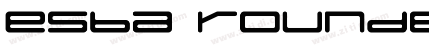 Esba   Rounded字体转换